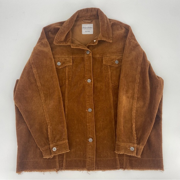 Chelsea DeBoer by Lily & Lottie Corduroy Camel Shacket - Picture 7 of 9